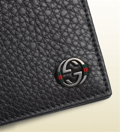 gucci leather mens wallets brands|best gucci wallet men's.